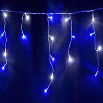Led girlianda varveklis 200 led 95m melyna su blykstemis