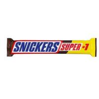 Šokoladinis batonėlis SNICKERS SUPER +1, 112,5 g