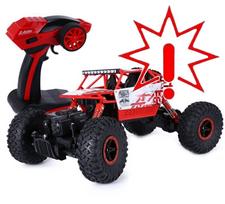 RC mašinėlė su pultu Rock Crawler 1:18 4WD, žalias (Prekė su defektu 9902060)
