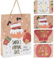 Kalėdinis dovanų maišelis SANTA CRAFT, 25x8,5x34,5 cm