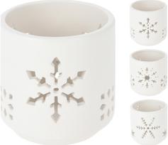 Žvakidė SNOWFLAKE, įv.rūšys, 8 cm
