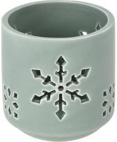 Žvakidė SNOWFLAKE MINT, įv.rūšys, 8 cm