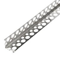 PROFSTAR Perforuotas aliuminio kampas, 23x23 mm,  3 m, 100 vnt.