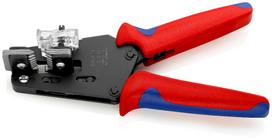 Precīzais izolācijas noņēmējs, KNIPEX, 12 12 13, piemērots PTFE, silikona un gumijas materiāliem
