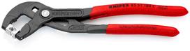 Hose Clamp Pliers, KNIPEX, 85 51 180 C, 12 regulēšanas pozīcijas, ērta lietošana degvielas šļūtenēm un vakuuma caurulēm