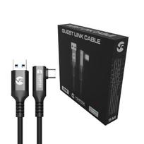 5m ilgio kabelis nuo "VortexVR USB-A" iki "Meta Quest Link" | prie Quest 3S Quest 3 Quest 2