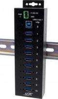 HUB USB Exsys USB 3.2 HUB 10 prievadų