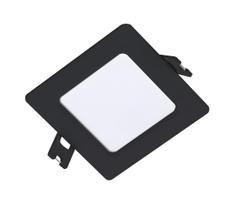 Rabalux 71262 - LED įleidžiamas lubinis šviestuvas SHAUN LED/3W/230V 9x9 cm juoda
