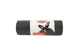 Šiukšlių maišai TRASH PANDA SERIAL, užrišami, juodos sp., 35 mikr., 100 l, 10 vnt.