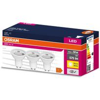 LED lemputės OSRAM Value, GU10, PAR16 80, 6,9W, 2700K, 120°, 575 lm, non-dim, 3 vnt