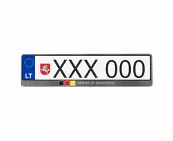 Karboniniai numerių rėmeliai - Made in Germany
