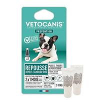 Vetocanis atbaidantis užlašinamas tirpalas nuo erkių šunims (iki 10kg), N2, Pakuotė 1 vnt.