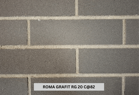 Plytų imitacinė medžiaga („Lankstus klinkeris“) ROMA GRAFIT RG 20 C@82