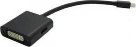 Value AV vertė DisplayPort Mini – DisplayPort – HDMI – juodas DVI adapteris (12.99.3150)