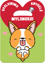 Spalvinimo knygelė „Mylimukai“, 1 knyga - Nėra Autoriaus