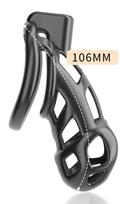 Sevanda Naja-Cobra Chastity Cage Black L