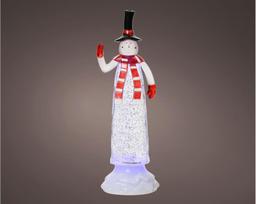 LED dekoracija KM SNOWMAN, 8,5x12x27 cm