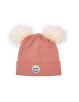 Viking žieminė kepurė Play Wool Pon Pon, Pink