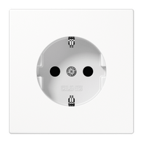 JUNG Lizdas SCHUKO baltas matinis 16A 250V (LS Serija)