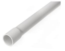 PVC vamzdis 20mm su išplatintu galu 3m (20)