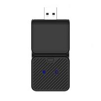 Žaidimų adapteris PS5 / PS4 / X1S/ X SX / Switch PRO valdikliui sklandžiam P5 žaidimui su makro programavimu 3.5*1.4*6.6cm juoda