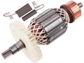 MAKITA rotorius HM1203C HM1213C HM1205C 517818-7 angliniai šepetėliai