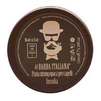 Formavimo pasta plaukams Barba Italiana, Strong Matte Hair Paste Insolia, stiprios fiksacijos, BI07070, 100 ml