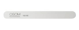 Dildė nagams Osom Professional, Straight Shape, white, 150/180, 1 vnt OSOMP15018, 1/12