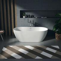 Laisvai pastatoma Duravit DuraKanto akrilinė vonia 168x80 cm
