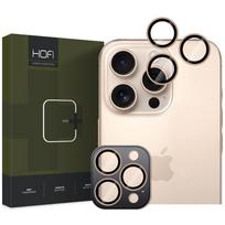 Aukso spalvos apsauga "Hofi Camring Pro+" telefono kamerai Apple iPhone 16 Pro / 16 Pro Max