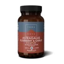 Terranova Imuniteto stiprinimo kompleksas Astragalus, Elderberry and Garlic Complex 50 kapsuliu