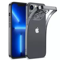 Joyroom 14Q Apple iPhone 14 Plus metallic frame dėklas telefonui juodos spalvos (JR-14Q3-dėklas telefonui juodos spalvos)
