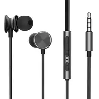 Joyroom Wired Series JR-EW03 laidinės į ausis įkišamos ausinės – pilkos spalvos