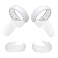 Controller Protective Cover Kiwi Design Q26-2.1 for Meta Quest 2 baltos spalvos