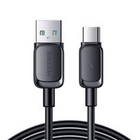 Kabelis S-AC027A14 USB į USB C / 3A/ 1,2m juodos spalvos