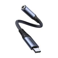 Audio adapteris Joyroom SY-C01 Type-C į 3.5mm juodos spalvos