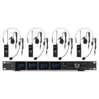 PD524B UHF belaidžio mikrofono rinkinys su 4 korpusiniais mikrofonais