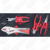Replių komplektas SCS  4 vnt, 1/3 modulis, KS Tools