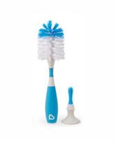 MUNCHKIN šepetėlis buteliukų ir žindukų plovimui BRISTLE BROSSE, mėlynas