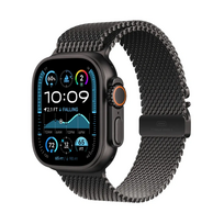 Apple Watch Ultra 2 LTE 49mm Titanium Case with Milanese Strap L Black