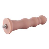 HiSmith HSA39 Beaded Anal Silicone Dildo KlicLok 17.3cm Skin