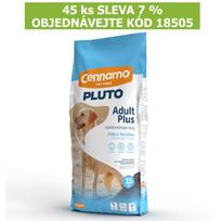 Sausas šunų maistas PLUTO Dog Adult Plus Medium/Maxi su vištiena ir kalakutiena, 15 kg, 1 vnt.