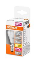 LED lempa Osram, P45, 4.5W, E14, 827, 470lm, dim, mat
