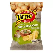 Bulvių traškučiai TAFFEL CREAMY MUSHROOM, 130 g