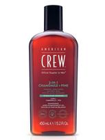 AMERICAN CREW Vyriškas šampūnas, kondicionierius ir dušo želė viename (ramunėlių ir pušų kvapo), 450 ml