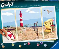 Tapyba pagal numerius RAVENSBURGER CREART Beside the Seaside 80 x 50 cm