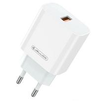 Jellico AK-165 USB 22.5W QC 3.0 išmanusis greitasis įkroviklis 1x USB (5-12V) baltas