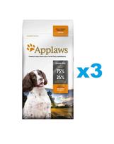 APPLAWS Adult Dog Small Medium Chicken 6 kg (3x2 kg)su vištiena mažų ir vidutinių veislių šunims su vištiena