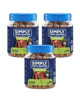 SIMPLY FROM NATURE Smart Bites Deerhound treniruokliai šunims 3x130g
