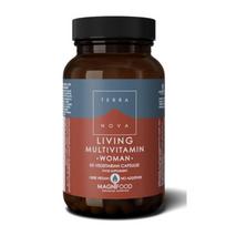 Terranova Multivitaminų kompleksas moterims Living Multivitamin Women 50 kapsuliu